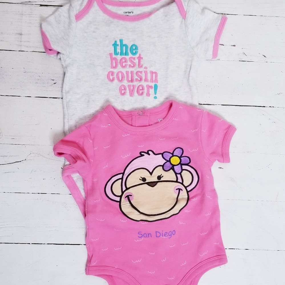18 months short sleeves onesies